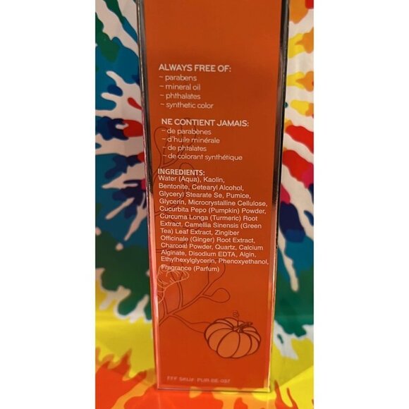 Pumpkin Ginger Detoxifying Charcoal Mask MSRP - $48 - Picture 2 of 4